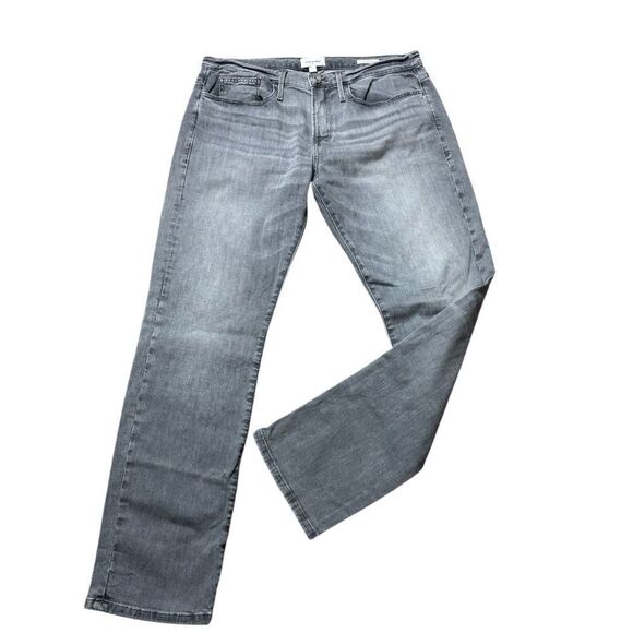 Frame Designer Light Gray L’ Homme Slim Jeans - Picture 2 of 7
